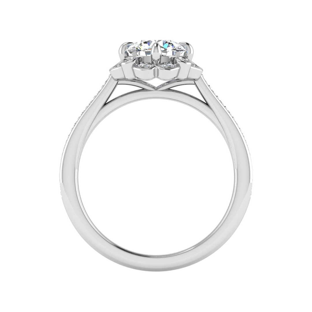Octavia Halo Engagement Ring